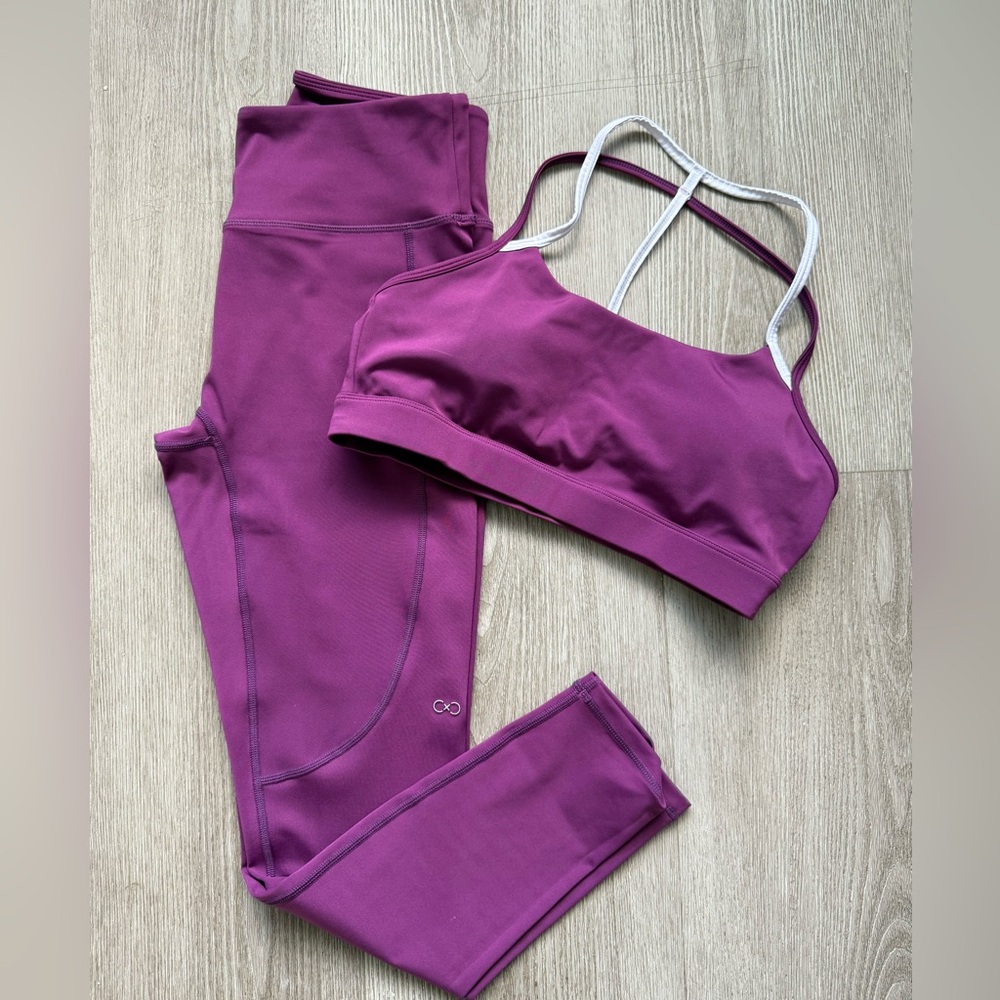 Centric Purple Active Wear Set
